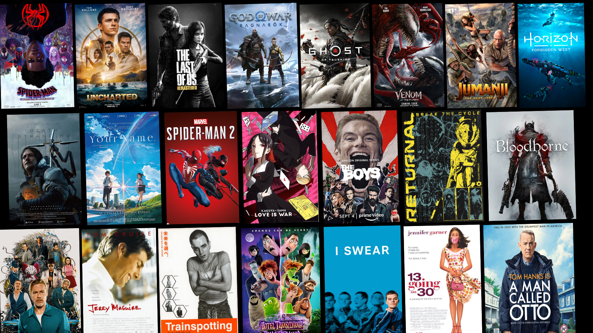 A collage of cinematic movie posters